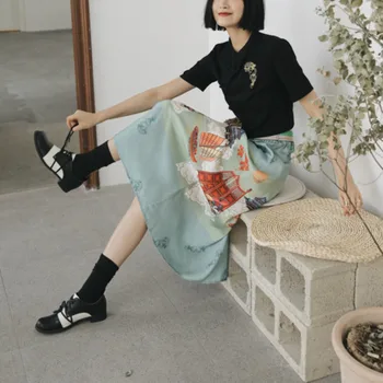 LANMREM 2020 Spring Summer New Arrivals High Waist Print Pattern Women Streetwear Temperament Loose A-line Skirt AY13305S 
LANMREM 2020 Spring Summer New Arrivals High Waist Print Pattern Women Streetwear Temperament Loose A-line Skirt AY13305S