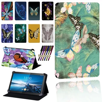 Case for Lenovo Smart Tab M8 8" / Tab M10 10.1" Tablet Foldable Pu Leather Lightweight Protective Case Cover + Pen 
Case for Lenovo Smart Tab M8 8" / Tab M10 10.1" Tablet Foldable Pu Leather Lightweight Protective Case Cover + Pen