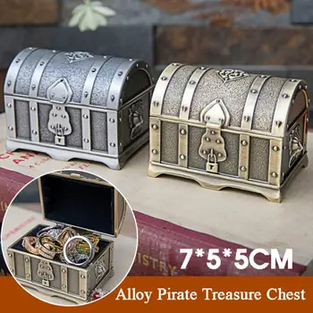Retro Alloy Pirate Treasure Chest Gem Jewelry Storage Box Trinket Keepsake Treasure Container Room Decorations Home Organizer
Retro Alloy Pirate Treasure Chest Gem Jewelry Storage Box Trinket Keepsake Treasure Container Room Decorations Home Organizer