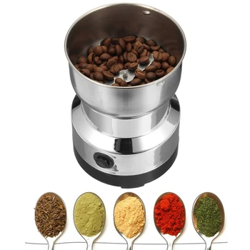150W Electric Coffee Grinder Mini Kitchen Salt Pepper Grinder Powerful Beans Spices Nuts Seed Coffee Bean Grind Cafe Molinillo
150W Electric Coffee Grinder Mini Kitchen Salt Pepper Grinder Powerful Beans Spices Nuts Seed Coffee Bean Grind Cafe Molinillo