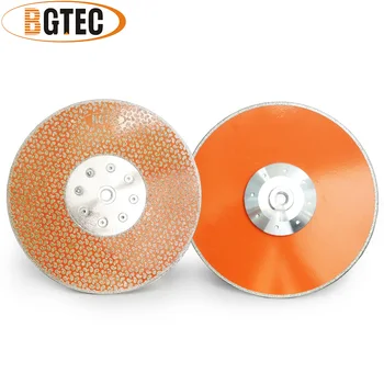 BGTEC 2pcs 9" Electroplated Single side coated diamond cutting & grinding disc 5/8-11 flange granite marble diamond saw blades
BGTEC 2pcs 9" Electroplated Single side coated diamond cutting & grinding disc 5/8-11 flange granite marble diamond saw blades