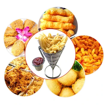Single Sauce Cup Rack French Fries Fried Chicken Deli Cone Shaped Snack Rack Popcorn Vegetables Fruit Appetizer Food Rack
Single Sauce Cup Rack French Fries Fried Chicken Deli Cone Shaped Snack Rack Popcorn Vegetables Fruit Appetizer Food Rack