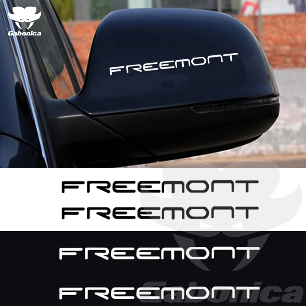 2PCS Car Rearview Mirror Decoration Sticker Reflective Decals for Fiat Freemont | Автомобили и мотоциклы