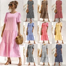 dress for women maxi dress plus size dress plaid long casual summer women's dress 2021
dress for women maxi dress plus size dress plaid long casual summer women's dress 2021