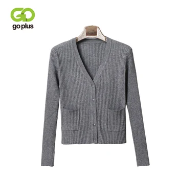 GOPLUS Antumn Winter Women Single Breasted Cardigan 2020 Fashion V Neck Solid Sweater Coat Female Korean Casual Knitted Cardigan 
GOPLUS Antumn Winter Women Single Breasted Cardigan 2020 Fashion V Neck Solid Sweater Coat Female Korean Casual Knitted Cardigan