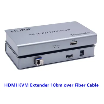 New 4K HDMI KVM Extender USB mouse/keyboard Extension 10KM by Signal mode LC single fiber Cable Transmission For RadioTV Player
New 4K HDMI KVM Extender USB mouse/keyboard Extension 10KM by Signal mode LC single fiber Cable Transmission For RadioTV Player