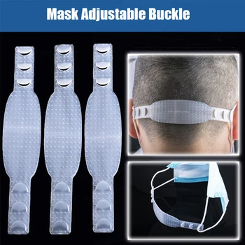 2Pcs Transparent Non Slip Fixing Buckle Face Mask Ear Hooks Adjustable Levels Band Extension Mask Accessories
2Pcs Transparent Non Slip Fixing Buckle Face Mask Ear Hooks Adjustable Levels Band Extension Mask Accessories