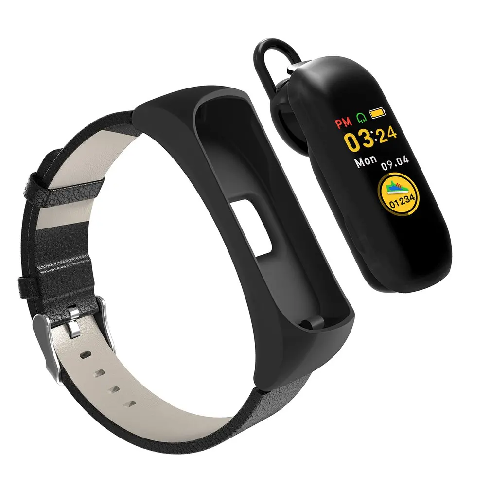 Smart Bracelet Headset Combo Can Call Measured Sleeping Heart Rate Multi-Functional Color Screen Sports Smartwatch
Smart Bracelet Headset Combo Can Call Measured Sleeping Heart Rate Multi-Functional Color Screen Sports Smartwatch