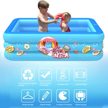 Reusable Home Kids Adults Multipurpose Thickened Baby Water Sports PVC Inflatable Swimming Pool Rectangle Summer Indoor Outdoor 
Reusable Home Kids Adults Multipurpose Thickened Baby Water Sports PVC Inflatable Swimming Pool Rectangle Summer Indoor Outdoor