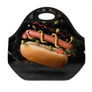 THIKIN 3D Print Hot Dog Food Pattern Thermal Lunch Bag Daily Warm Snacks Meal Bag Insulated Tote Lunch Box for Women Children
THIKIN 3D Print Hot Dog Food Pattern Thermal Lunch Bag Daily Warm Snacks Meal Bag Insulated Tote Lunch Box for Women Children
