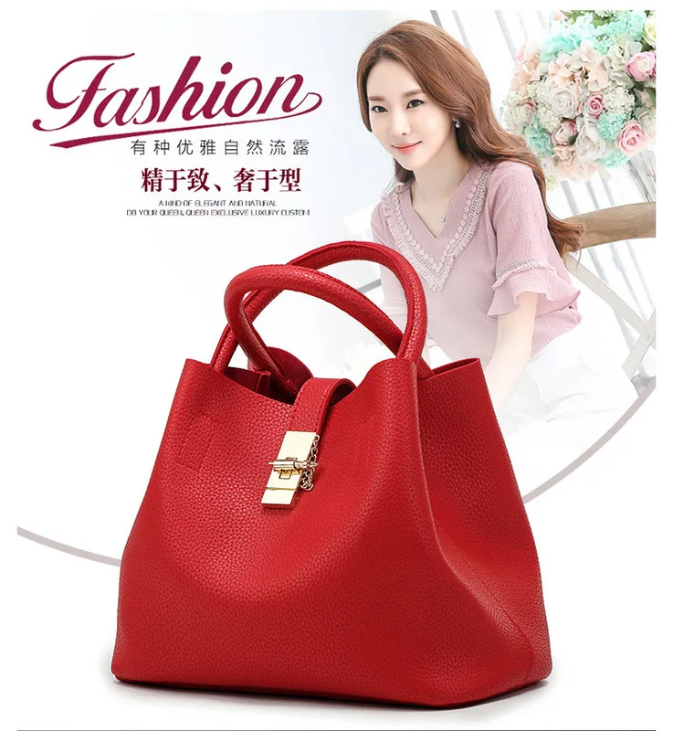 Bags Joint Shoulder Bag WOMEN'S Bag PU Leather Bucket Bag Women's Europe And America Fashion PU Leather Hand Shoulder Bag
Bags Joint Shoulder Bag WOMEN'S Bag PU Leather Bucket Bag Women's Europe And America Fashion PU Leather Hand Shoulder Bag
