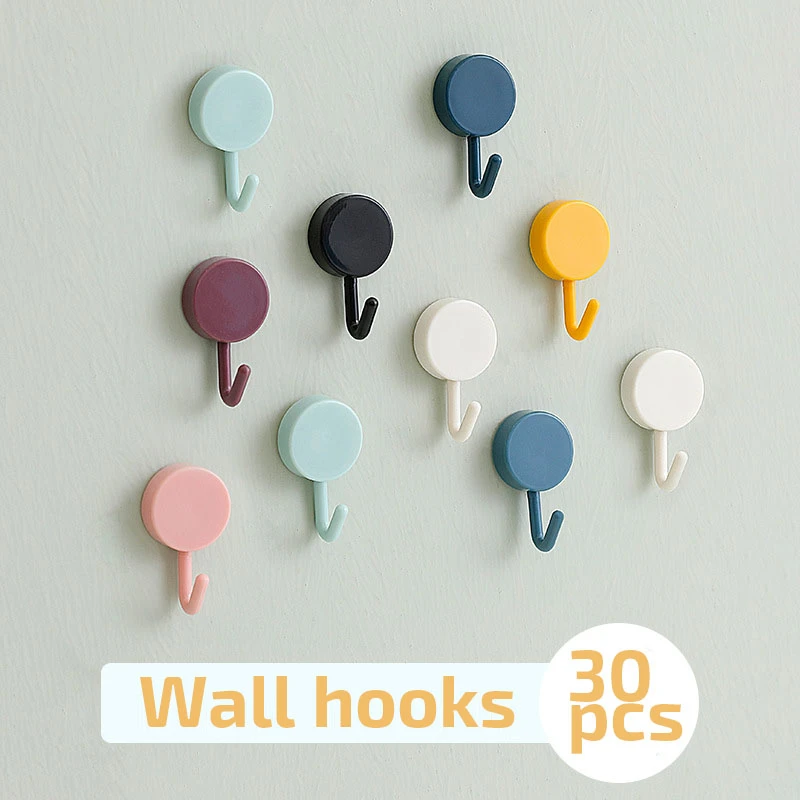 30pcs Self Adhesive Hook Nordic Strong Load-bearing Hook For Home Use Traceless Key Holder Wall Decoration Hanger Organizer
30pcs Self Adhesive Hook Nordic Strong Load-bearing Hook For Home Use Traceless Key Holder Wall Decoration Hanger Organizer
