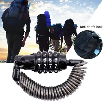 Bicycle Lock Cable Spring Anti-theft Bicycle Code Lock 4 Digits Combination Password Bicycle Lock Spring Disc Cable Cable Lock
Bicycle Lock Cable Spring Anti-theft Bicycle Code Lock 4 Digits Combination Password Bicycle Lock Spring Disc Cable Cable Lock