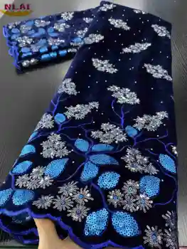 NIAI French Net Lace Fabric With Sequins Velvet Fabric 2020 High Quality Lace African Lace Fabric For Wedding Sewing XY3340B-4
NIAI French Net Lace Fabric With Sequins Velvet Fabric 2020 High Quality Lace African Lace Fabric For Wedding Sewing XY3340B-4