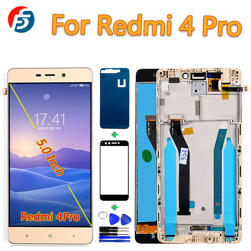 100% Tested Touch Screen For Xiaomi Redmi 4 Prime / Pro 3GB RAM 32GB ROM LCD Display Digitizer Assembly Frame With Free Tools
100% Tested Touch Screen For Xiaomi Redmi 4 Prime / Pro 3GB RAM 32GB ROM LCD Display Digitizer Assembly Frame With Free Tools