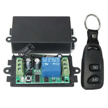 NEW-Dc 12V 10A 1Ch Wireless Remote Control Switch System Receiver Transmitter 2 Buttons Waterproof Remote 433Mhz
NEW-Dc 12V 10A 1Ch Wireless Remote Control Switch System Receiver Transmitter 2 Buttons Waterproof Remote 433Mhz