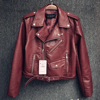 Plus Size Imitation Leather Jackets PU Leather Jacket Women And Men Short Locomotive Leather Jacket Spring Autumn
Plus Size Imitation Leather Jackets PU Leather Jacket Women And Men Short Locomotive Leather Jacket Spring Autumn
