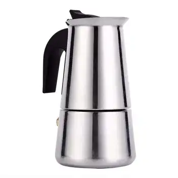 Stainless Steel Moka Coffee Maker Mocha Espresso Latte Stovetop Filter Coffee Pot Percolator Tools Cafetiere Coffee Maker Pot
Stainless Steel Moka Coffee Maker Mocha Espresso Latte Stovetop Filter Coffee Pot Percolator Tools Cafetiere Coffee Maker Pot