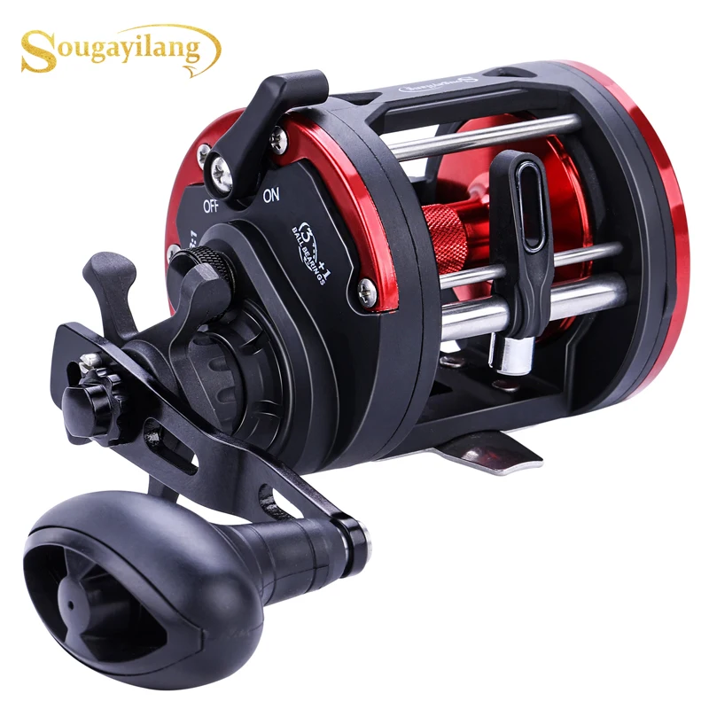 Sougayilang 2020 New Trolling Drum Fishing Reels DTR-30 Left/Right Hand 3+1BB Trolling Drum Fishing Reel Max Drag 28kg Pesca
Sougayilang 2020 New Trolling Drum Fishing Reels DTR-30 Left/Right Hand 3+1BB Trolling Drum Fishing Reel Max Drag 28kg Pesca
