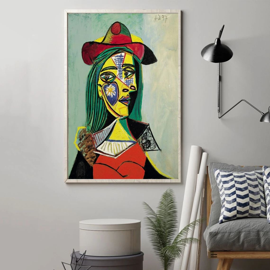 Woman in Hat and Fur Collar (Marie-Therese Walter) Poster Minimalism Canvas Picture Print
Woman in Hat and Fur Collar (Marie-Therese Walter) Poster Minimalism Canvas Picture Print