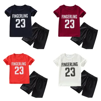 Sport Baby Boy Clothing Summer Suit letter and number T-Shirt+Black shorts Fashion Suit For 3-8 Years Old
Sport Baby Boy Clothing Summer Suit letter and number T-Shirt+Black shorts Fashion Suit For 3-8 Years Old