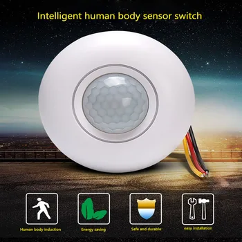 Ceiling Type Human Body Sensor Switch Infrared 220V Home Mounted High Power Sensor Delay Light Control Adjustable
Ceiling Type Human Body Sensor Switch Infrared 220V Home Mounted High Power Sensor Delay Light Control Adjustable