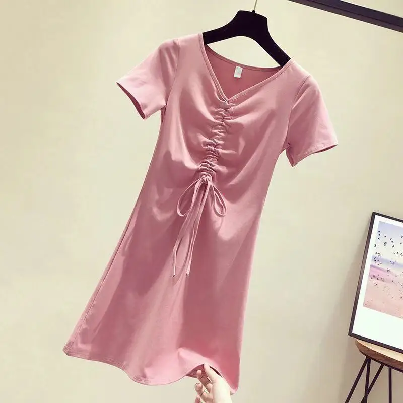 2019 Avocado Green T-shirt Dress Slim Fit Mid-length Summer Women's Dress New Style
2019 Avocado Green T-shirt Dress Slim Fit Mid-length Summer Women's Dress New Style