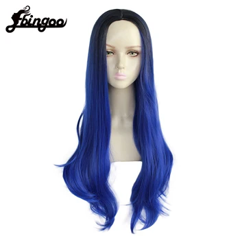 Ebingoo Descendants 3 Evie High Temperature Fiber Long Natural Wave Midpoint Dark Blue Synthetic Cosplay Wig for Women Costume
Ebingoo Descendants 3 Evie High Temperature Fiber Long Natural Wave Midpoint Dark Blue Synthetic Cosplay Wig for Women Costume