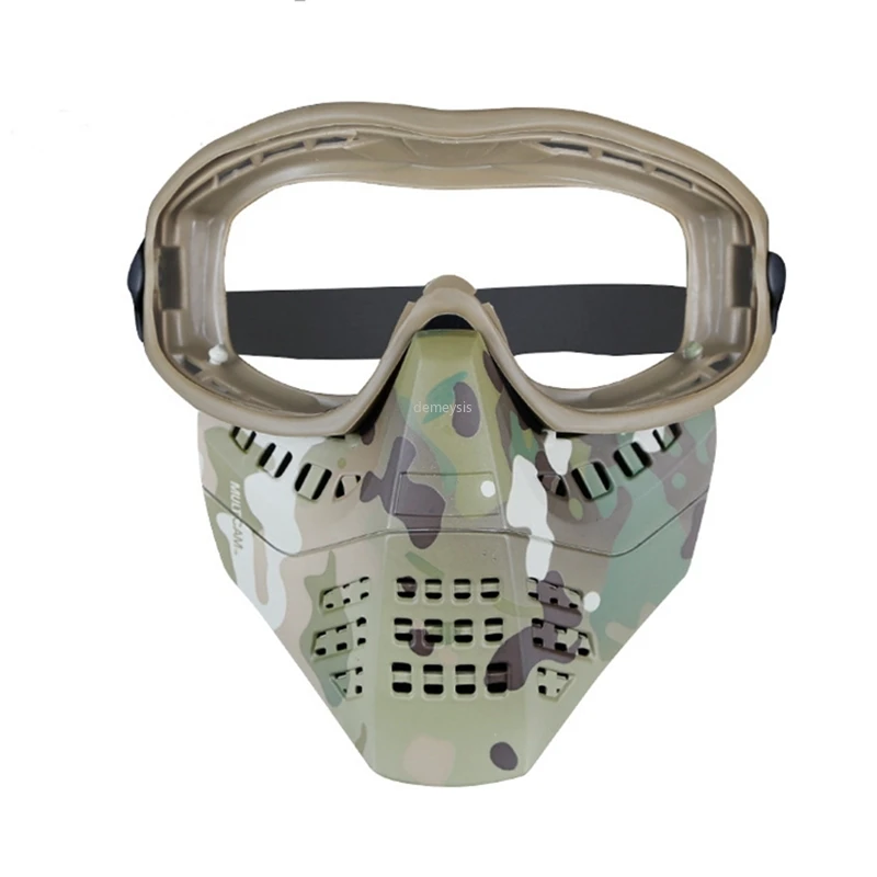Full Face Airsoft Paintball Mask Protective Goggles Tacticam Comat Masks Military Shooting Hunting Wargame CS Mask Accessories
Full Face Airsoft Paintball Mask Protective Goggles Tacticam Comat Masks Military Shooting Hunting Wargame CS Mask Accessories