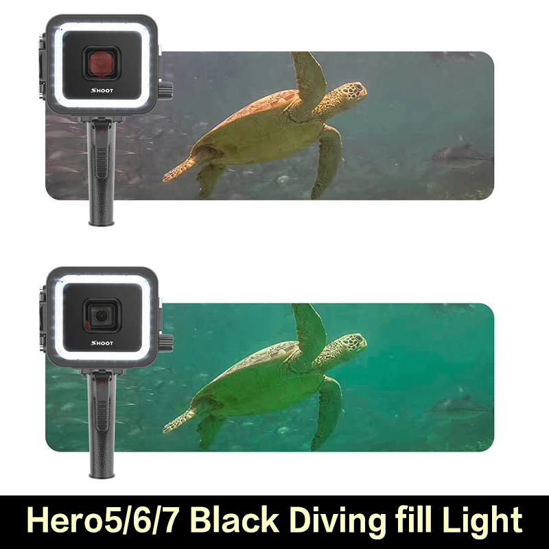 SHOOT Gopro Accessories Diving fill Light Underwater Lighting Photography With flash for Hero5/6/7 Black
SHOOT Gopro Accessories Diving fill Light Underwater Lighting Photography With flash for Hero5/6/7 Black