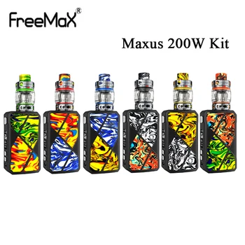 Original Freemax Maxus 200W TC Kit with 5ml Mesh Pro 2 Tank Support Dual 18650 batteries with OLED display E-cig Vape
Original Freemax Maxus 200W TC Kit with 5ml Mesh Pro 2 Tank Support Dual 18650 batteries with OLED display E-cig Vape