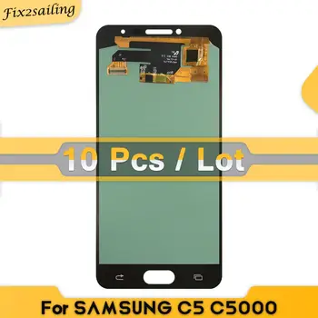 (10Pcs) Super AMOLED LCD Display 100% Tested Working Touch Screen Assembly For Samsung Galaxy C5 C5000 With Tempered Glass
(10Pcs) Super AMOLED LCD Display 100% Tested Working Touch Screen Assembly For Samsung Galaxy C5 C5000 With Tempered Glass
