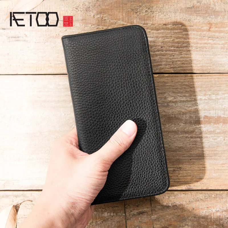AETOO Vintage wallet, men's long leather multi-function wallet, thin wallet, vertical multi-card men's wallet vintage
AETOO Vintage wallet, men's long leather multi-function wallet, thin wallet, vertical multi-card men's wallet vintage