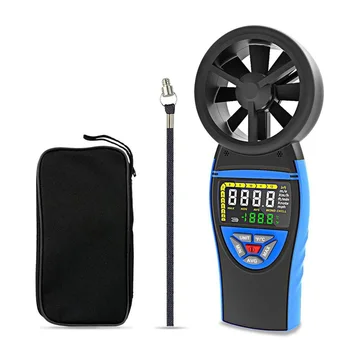 

BT-8805 Handheld Digital Anemometer Wind Meter Gauge for HVAC CFM Shooting Boats for Wind Speed Temperature Chill Tester