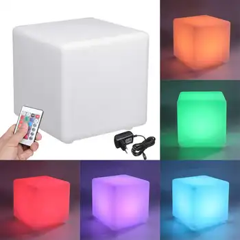 10cm/15cm/20cm LED Cube Chair Rechargeable RGB Color Remote Control Mood Light Lamp Bar Seat Stool Wedding Scene Pool
10cm/15cm/20cm LED Cube Chair Rechargeable RGB Color Remote Control Mood Light Lamp Bar Seat Stool Wedding Scene Pool