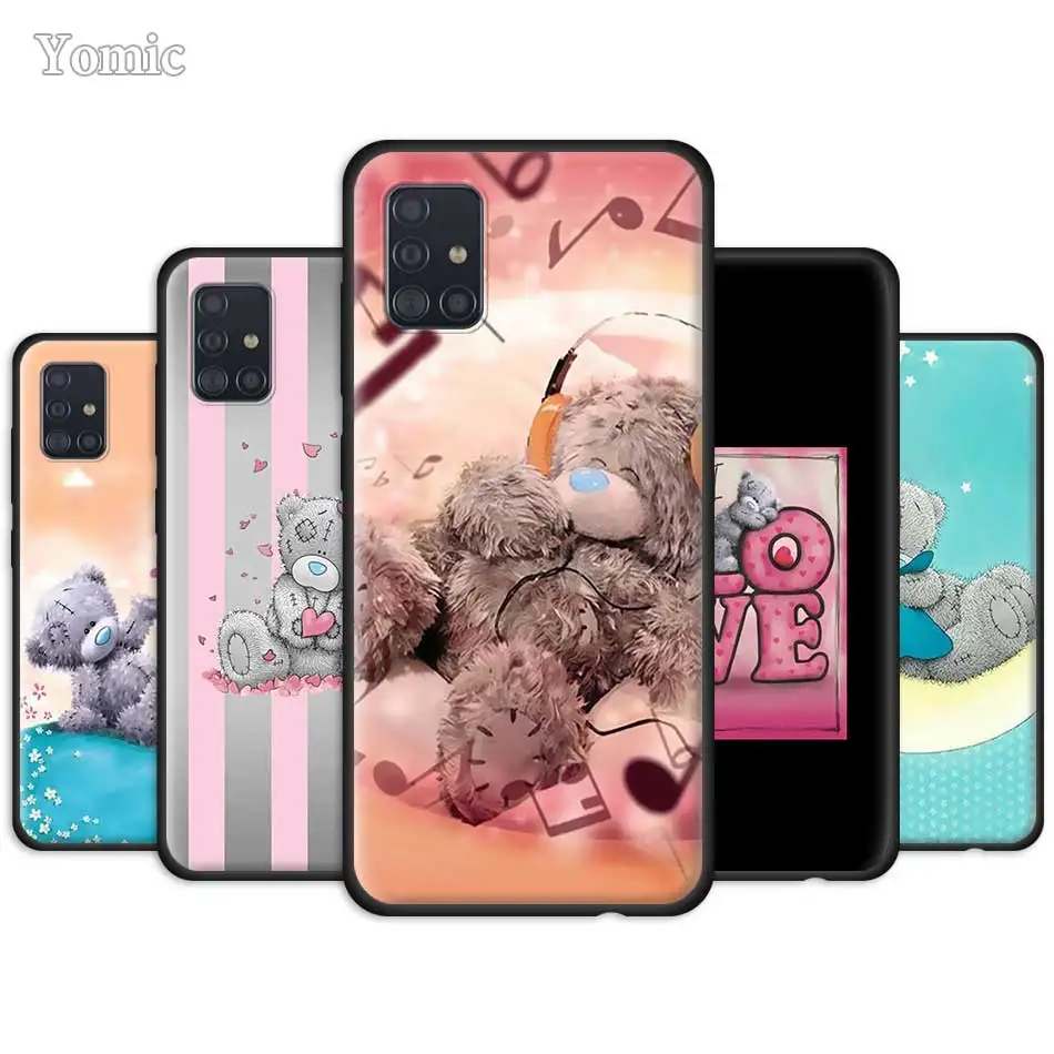 Soft Case for Samsung Galaxy A50 A51 A70 A71 A10 A20 E A30 S A40 A60 A80 Silicone Black Phone Cover Tatty Teddy Bear Me To You | Мобильные