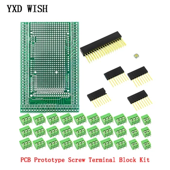 Double-side PCB Prototype Screw Terminal Block Shield Board Kit For MEGA-2560 Mega 2560 R3 Mega2560 R3 Terminals Assortment Kit
Double-side PCB Prototype Screw Terminal Block Shield Board Kit For MEGA-2560 Mega 2560 R3 Mega2560 R3 Terminals Assortment Kit