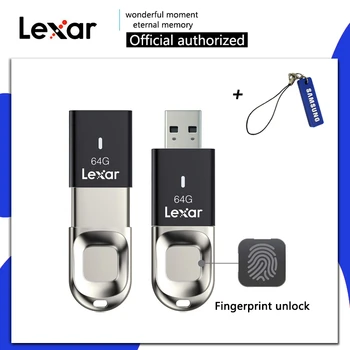 Lexar USB 3.0 Flash Drive 64GB Fingerprint recognition pendrive Memory stick F35 pen drive memoria cle usb disk on key
Lexar USB 3.0 Flash Drive 64GB Fingerprint recognition pendrive Memory stick F35 pen drive memoria cle usb disk on key
