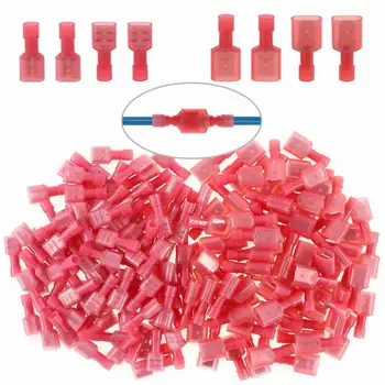 50PCS 22-16AWG Spade Nylon Quick Disconnect Electrical Terminals Cale Insulated Wire Connectors Kit Assortment 
50PCS 22-16AWG Spade Nylon Quick Disconnect Electrical Terminals Cale Insulated Wire Connectors Kit Assortment