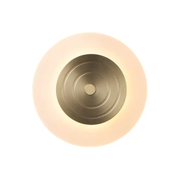 Modern Simple Brass Disc Light Living Room Light Bedroom Bedside Lamp Staircase Round Wall Lamp Free Shipping Wall Mounted AC
Modern Simple Brass Disc Light Living Room Light Bedroom Bedside Lamp Staircase Round Wall Lamp Free Shipping Wall Mounted AC