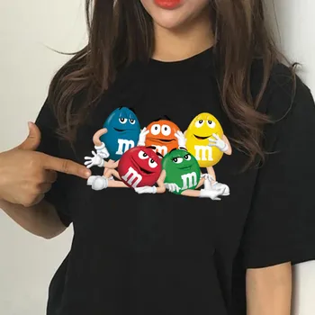 Women chocolate beans MM T Shirt Summer Short Sleeve 90s Funny T Shirt Summer Short Sleeve Band T-shirt Womens Tops
Women chocolate beans MM T Shirt Summer Short Sleeve 90s Funny T Shirt Summer Short Sleeve Band T-shirt Womens Tops