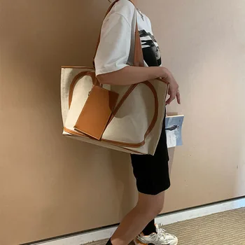 2020 New Thickened Large-capacity Casual Totes Fashion Shoulder Canvas Bag Retro Panelled Messenger Bag Women Purse and Handbags
2020 New Thickened Large-capacity Casual Totes Fashion Shoulder Canvas Bag Retro Panelled Messenger Bag Women Purse and Handbags