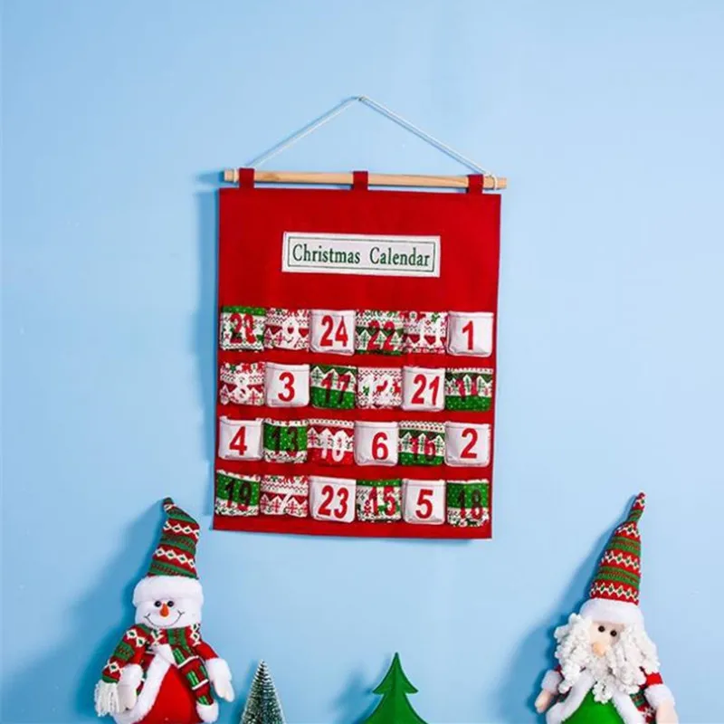 Christmas Wooden Cloth Advent Calendar with Pockets Christmas Tree Decorations for Home New Year 2020 Navidad Noel Party Decor
Christmas Wooden Cloth Advent Calendar with Pockets Christmas Tree Decorations for Home New Year 2020 Navidad Noel Party Decor