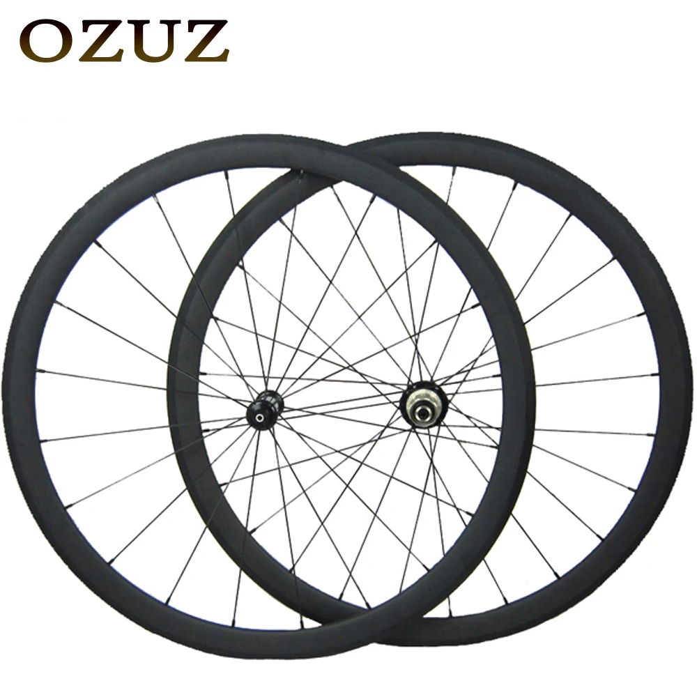 

OZUZ R36 Pillar 1432 23mm Width 38mm Carbon Wheelset Carbon Wheels Road Bike Tubular Carbon Wheelset 700c Clincher Hub