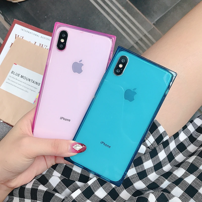 For iPhone X XS MAX XR 10 7 8 6 6s Plus Square Heavy Duty Protection Anti Knock Clear Soft Silicone Protection Phone Case Cover
For iPhone X XS MAX XR 10 7 8 6 6s Plus Square Heavy Duty Protection Anti Knock Clear Soft Silicone Protection Phone Case Cover