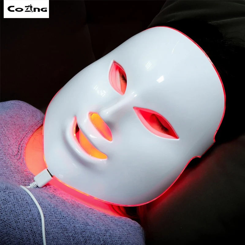 7 Color LED Face Mask - Photon Light Therapy for Healthy Skin Rejuvenation - Facial Skin Care Anti-Aging Beauty Machine
7 Color LED Face Mask - Photon Light Therapy for Healthy Skin Rejuvenation - Facial Skin Care Anti-Aging Beauty Machine