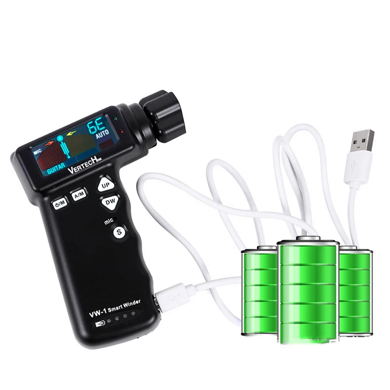 Guitar Winder Portable Guitar Tuner Electric Winder Musical Instrument Smart String String Winder Guitar Automatic Repair Equipm
Guitar Winder Portable Guitar Tuner Electric Winder Musical Instrument Smart String String Winder Guitar Automatic Repair Equipm