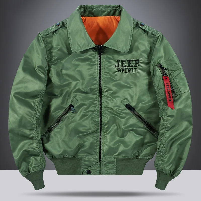Men Jacket 2019 Autumn New Style Trend Casual Solid Color Fold-down Collar Flight Jacket MEN'S Top J1923d
Men Jacket 2019 Autumn New Style Trend Casual Solid Color Fold-down Collar Flight Jacket MEN'S Top J1923d