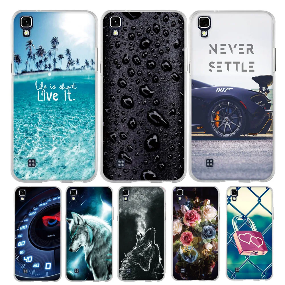 ТПУ силиконовый чехол для Coque LG X Power K220 K220DS LS755 мягкий мультяшный 5 3 "чехол