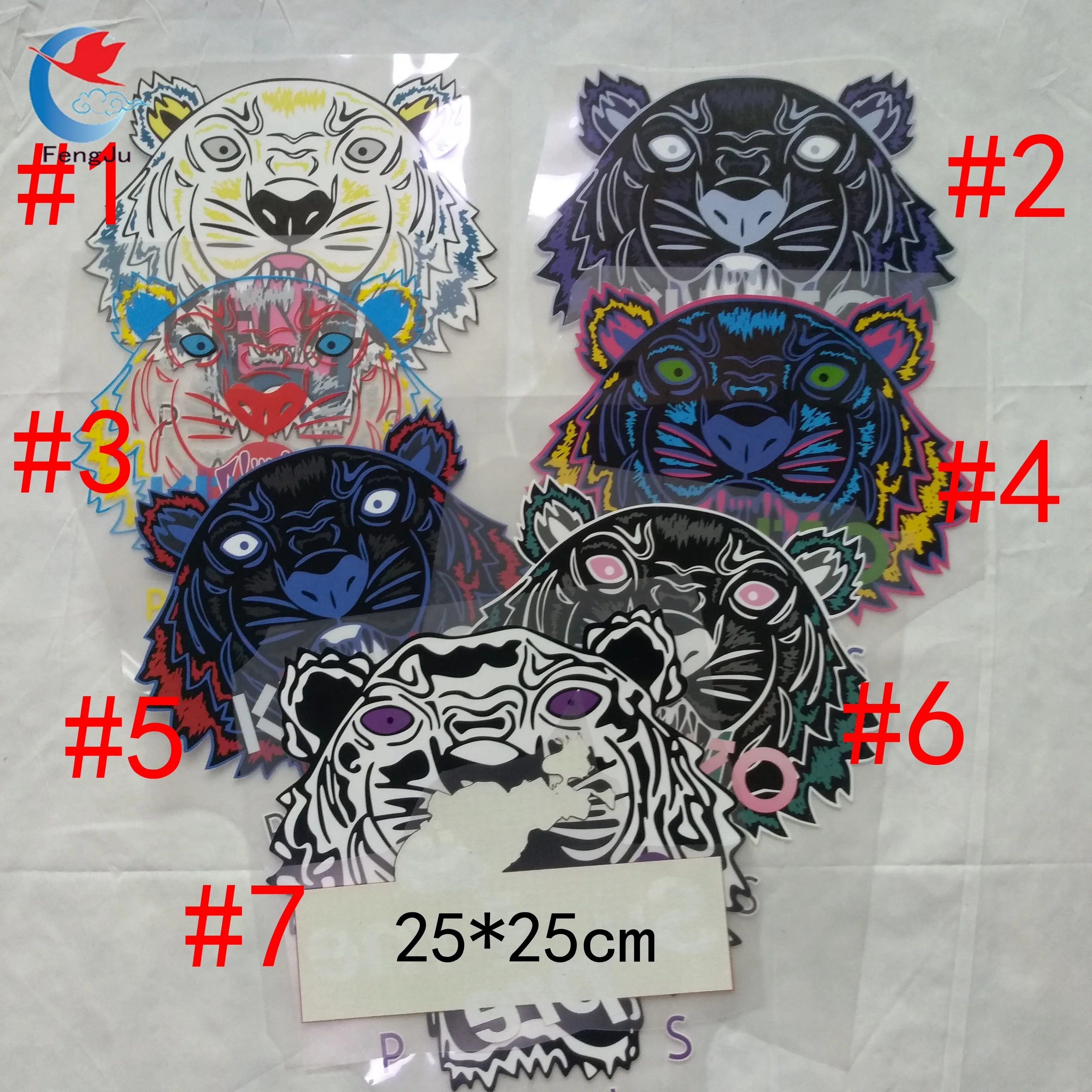 FengJu hot printed transfer tiger partial pics Patches for Clothing Iron on Colorful new Patch Badge Handmade Craft Decoration
FengJu hot printed transfer tiger partial pics Patches for Clothing Iron on Colorful new Patch Badge Handmade Craft Decoration